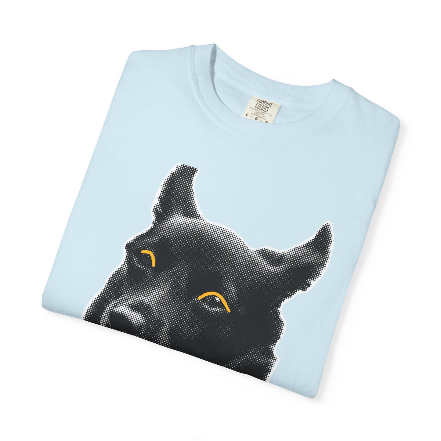 Life Is Ruff T-Shirt | Funny Black Dog Graphic Tee | Hand Lettered Humor Shirt | Dog Lover Gift