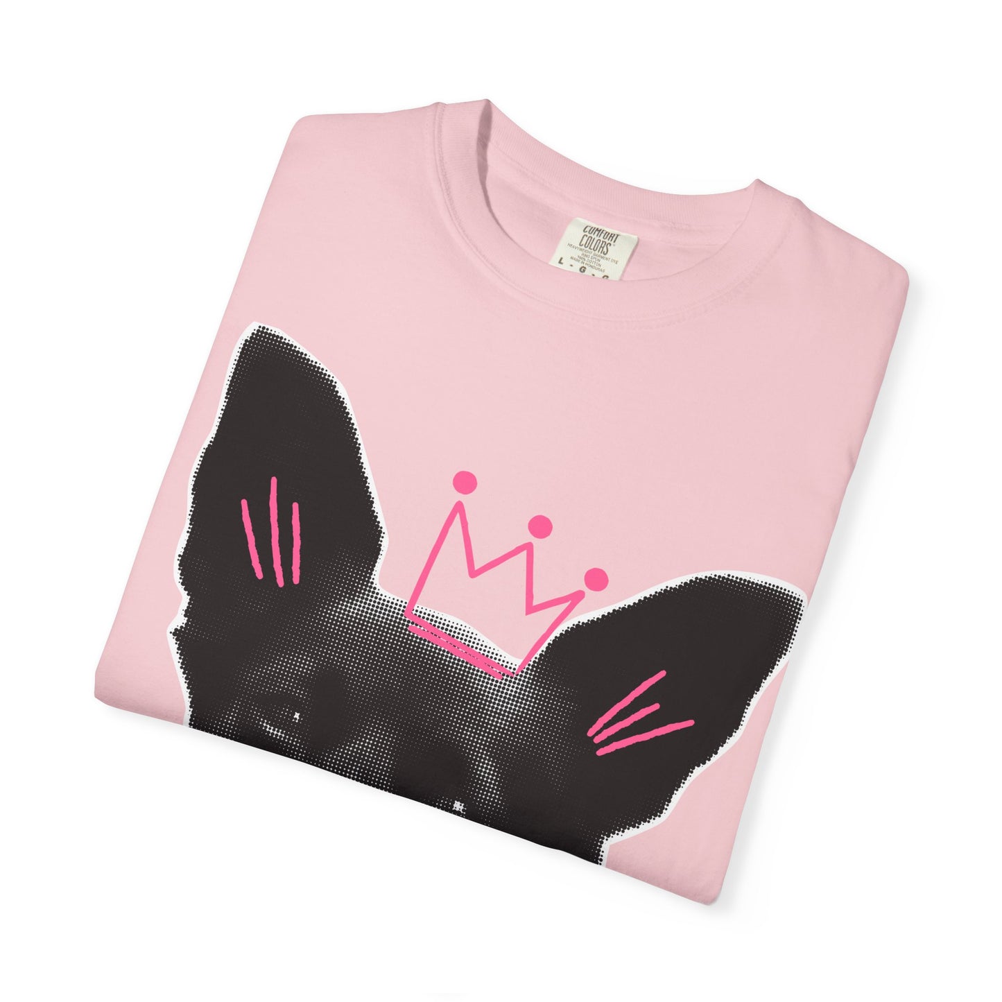 Life Is Ruff T-Shirt | Funny Dog Graphic Tee with Crown | Cute Puppy Pun Shirt | Dog Lover Gift