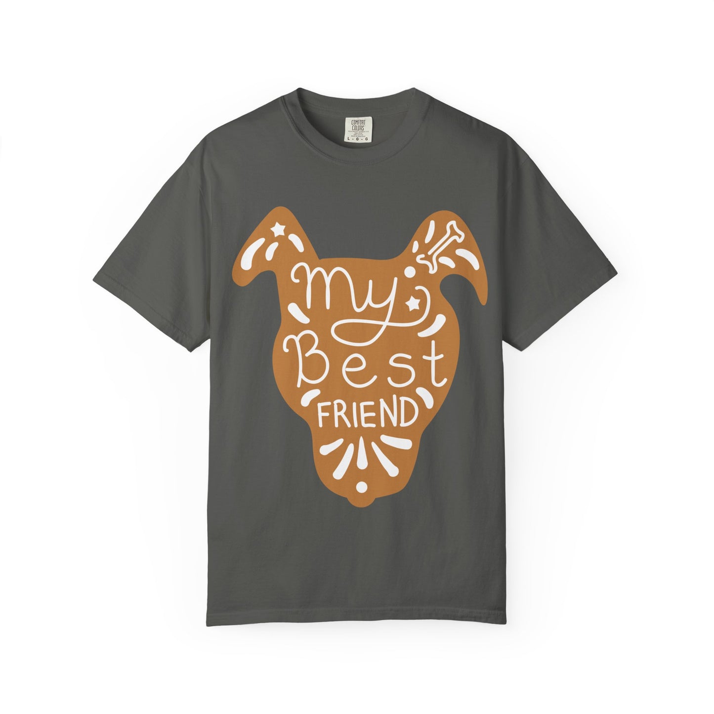My Best Friend T-Shirt | Hand Drawn Dog Graphic Tee | Vintage Style Pet Lover Gift | Dog Mom Shirt