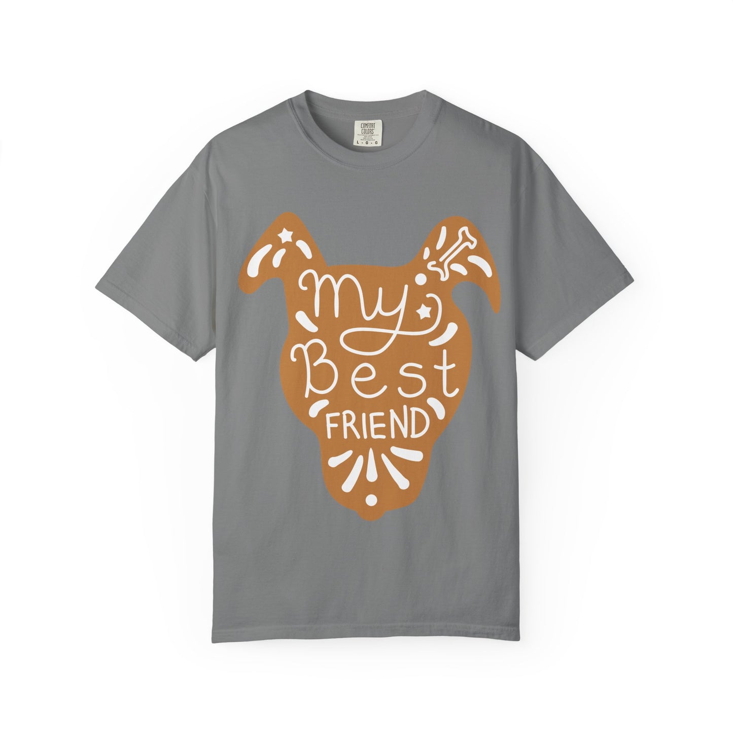 My Best Friend T-Shirt | Hand Drawn Dog Graphic Tee | Vintage Style Pet Lover Gift | Dog Mom Shirt