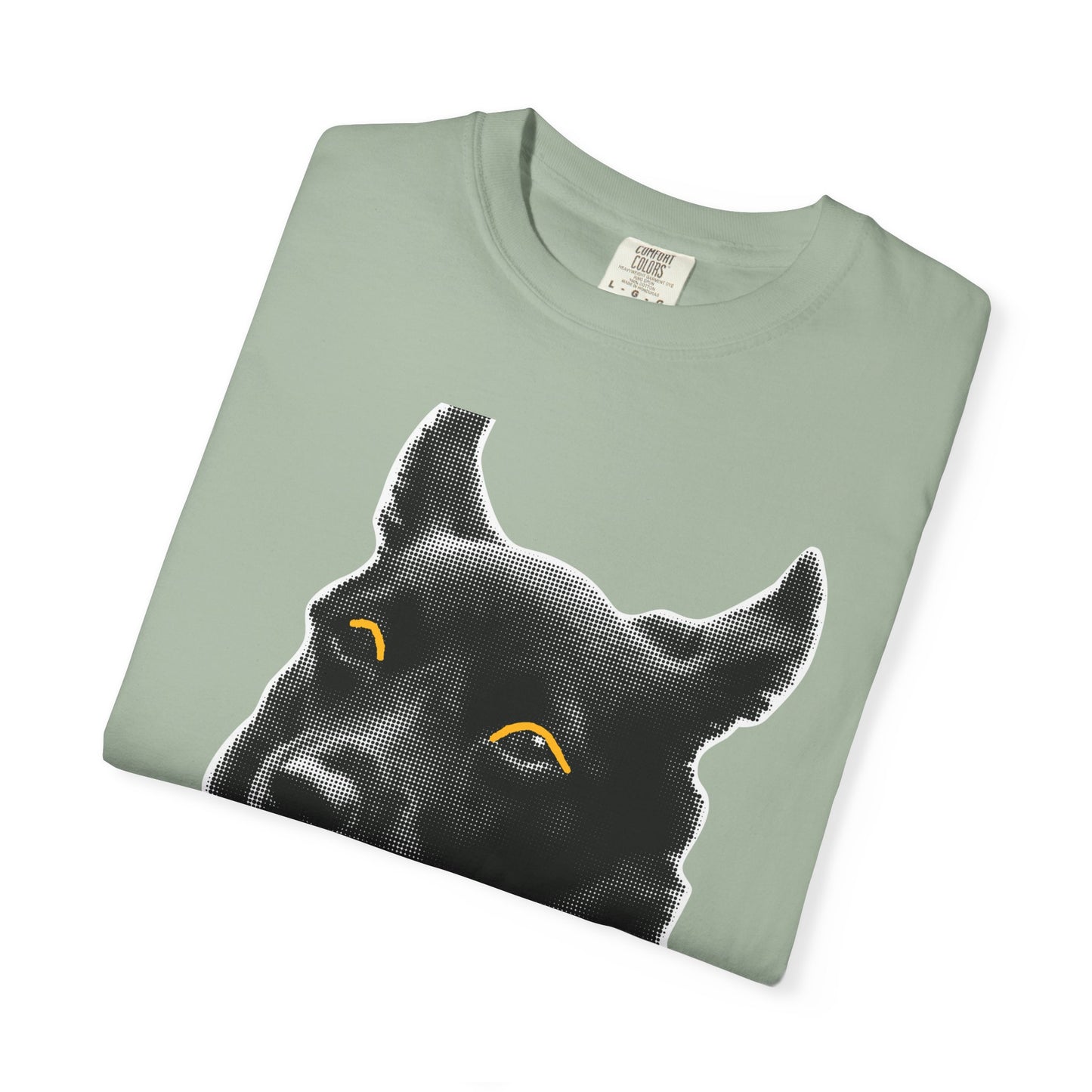 Life Is Ruff T-Shirt | Funny Black Dog Graphic Tee | Hand Lettered Humor Shirt | Dog Lover Gift