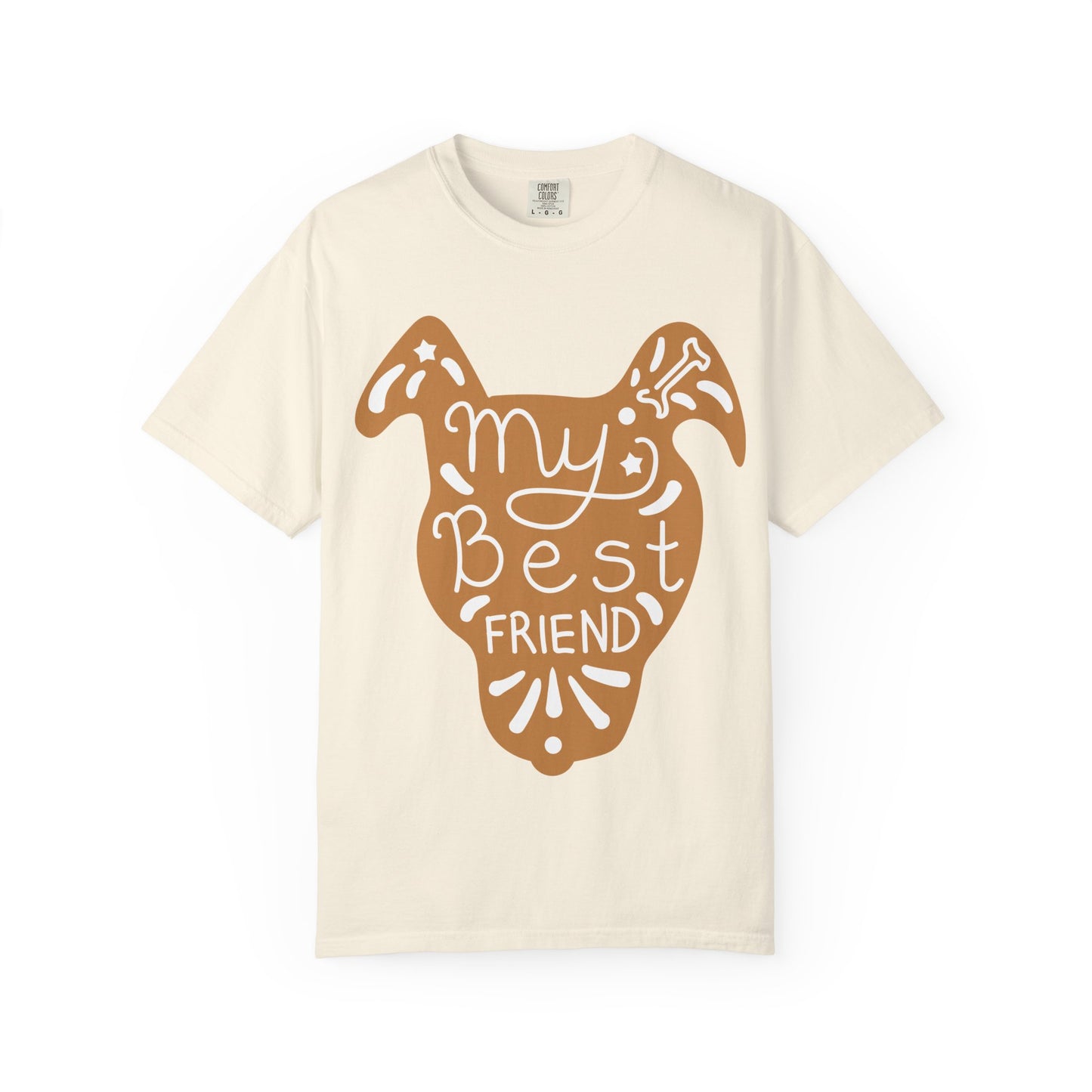 My Best Friend T-Shirt | Hand Drawn Dog Graphic Tee | Vintage Style Pet Lover Gift | Dog Mom Shirt