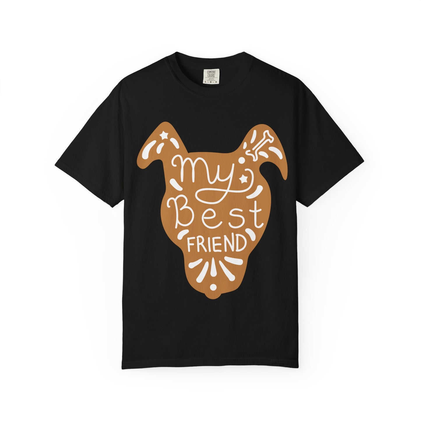 My Best Friend T-Shirt | Hand Drawn Dog Graphic Tee | Vintage Style Pet Lover Gift | Dog Mom Shirt