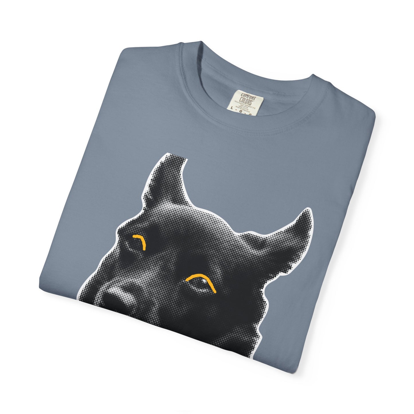 Life Is Ruff T-Shirt | Funny Black Dog Graphic Tee | Hand Lettered Humor Shirt | Dog Lover Gift