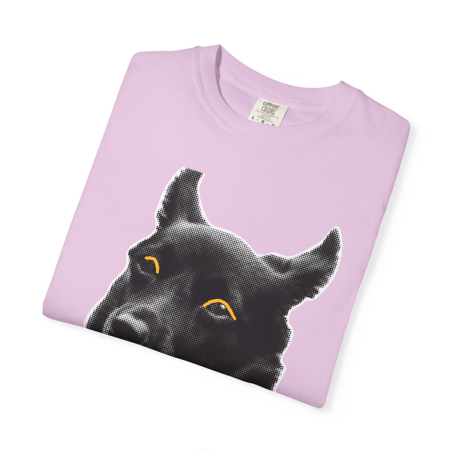 Life Is Ruff T-Shirt | Funny Black Dog Graphic Tee | Hand Lettered Humor Shirt | Dog Lover Gift