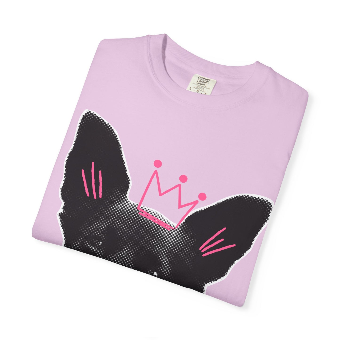 Life Is Ruff T-Shirt | Funny Dog Graphic Tee with Crown | Cute Puppy Pun Shirt | Dog Lover Gift