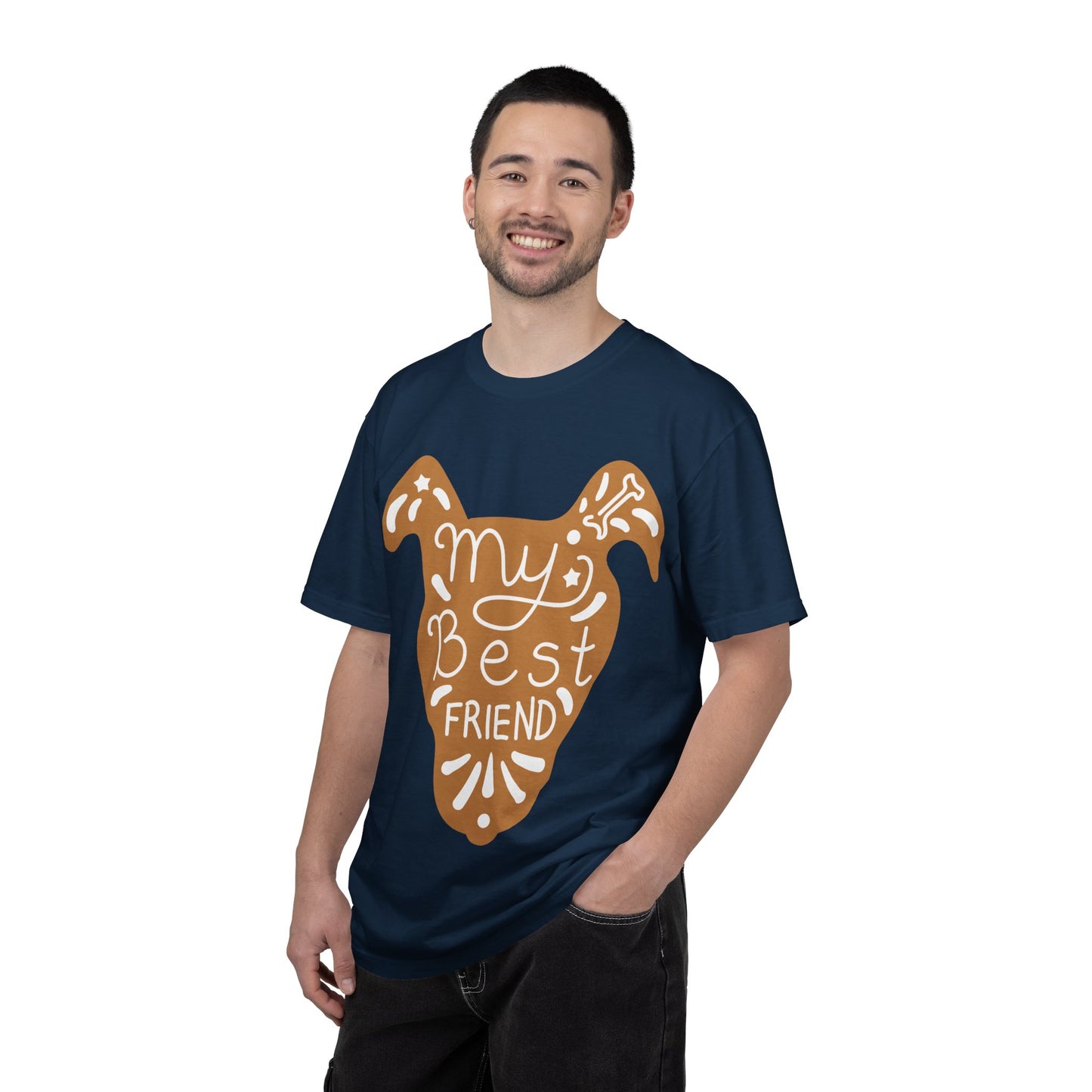 My Best Friend T-Shirt | Hand Drawn Dog Graphic Tee | Vintage Style Pet Lover Gift | Dog Mom Shirt
