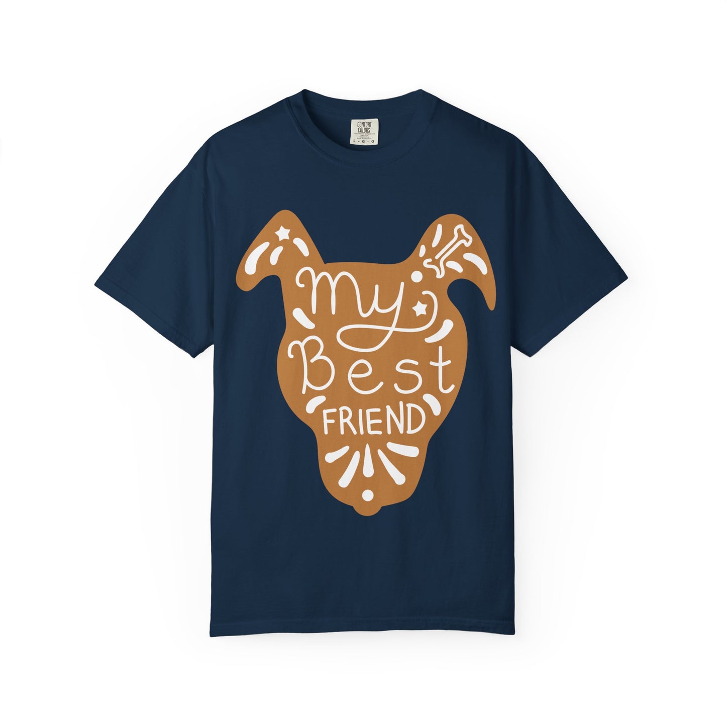 My Best Friend T-Shirt | Hand Drawn Dog Graphic Tee | Vintage Style Pet Lover Gift | Dog Mom Shirt