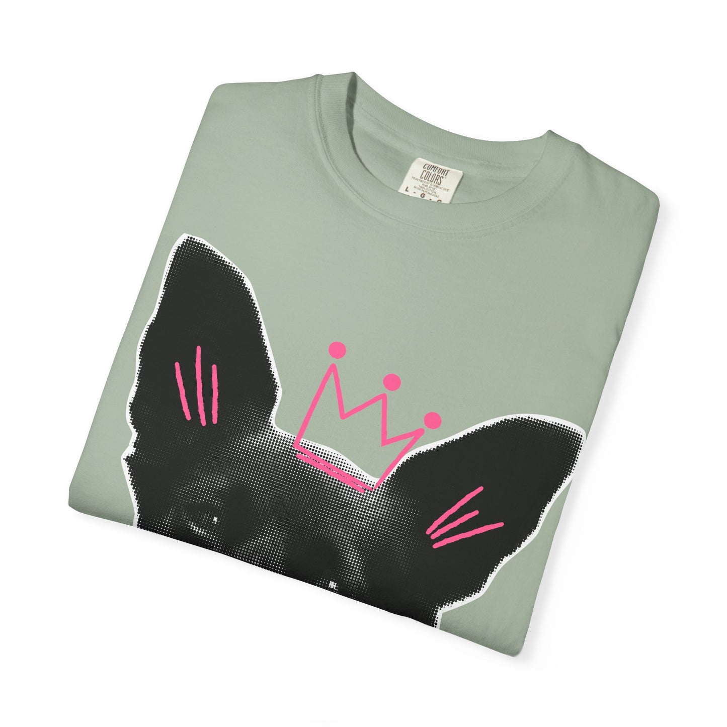Life Is Ruff T-Shirt | Funny Dog Graphic Tee with Crown | Cute Puppy Pun Shirt | Dog Lover Gift
