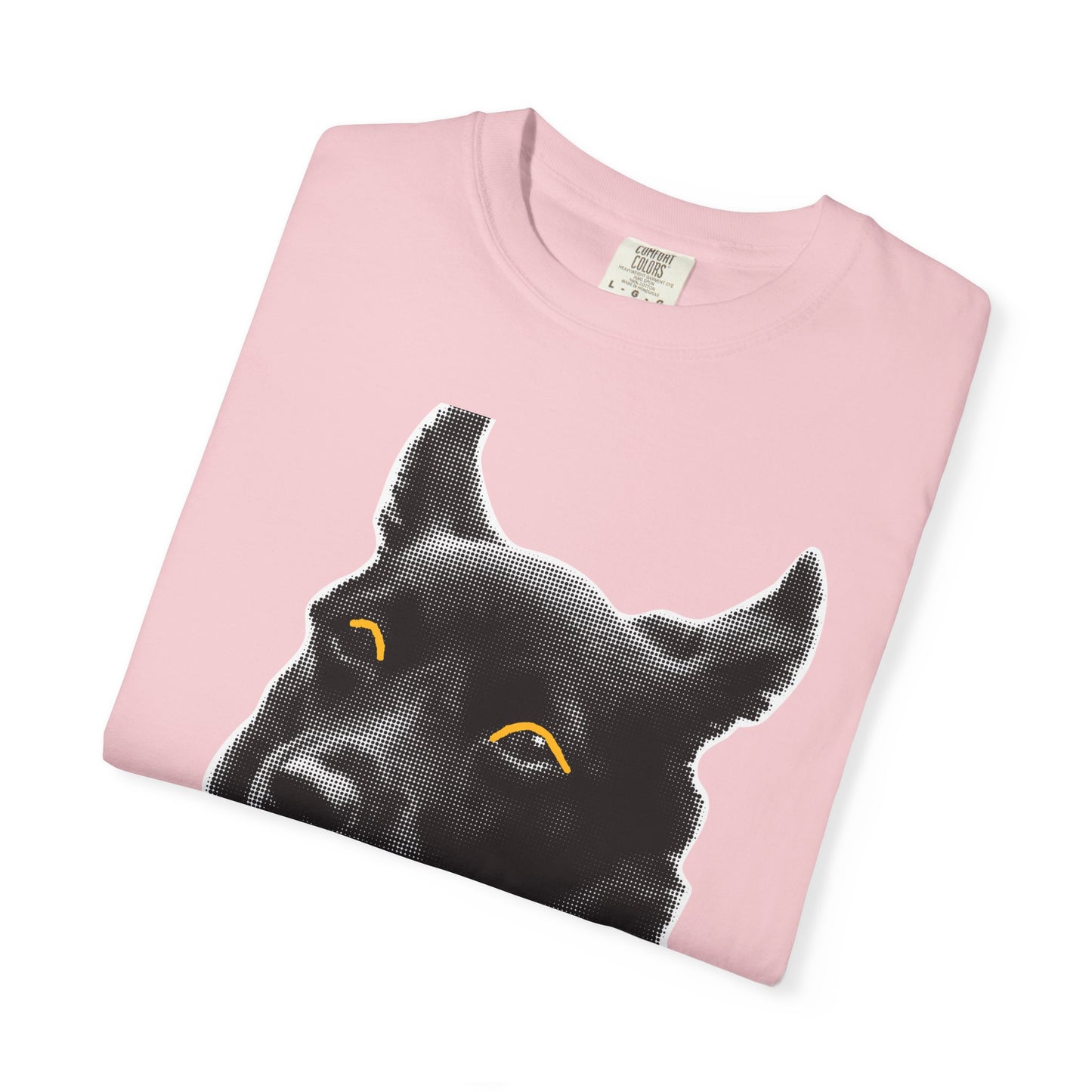 Life Is Ruff T-Shirt | Funny Black Dog Graphic Tee | Hand Lettered Humor Shirt | Dog Lover Gift