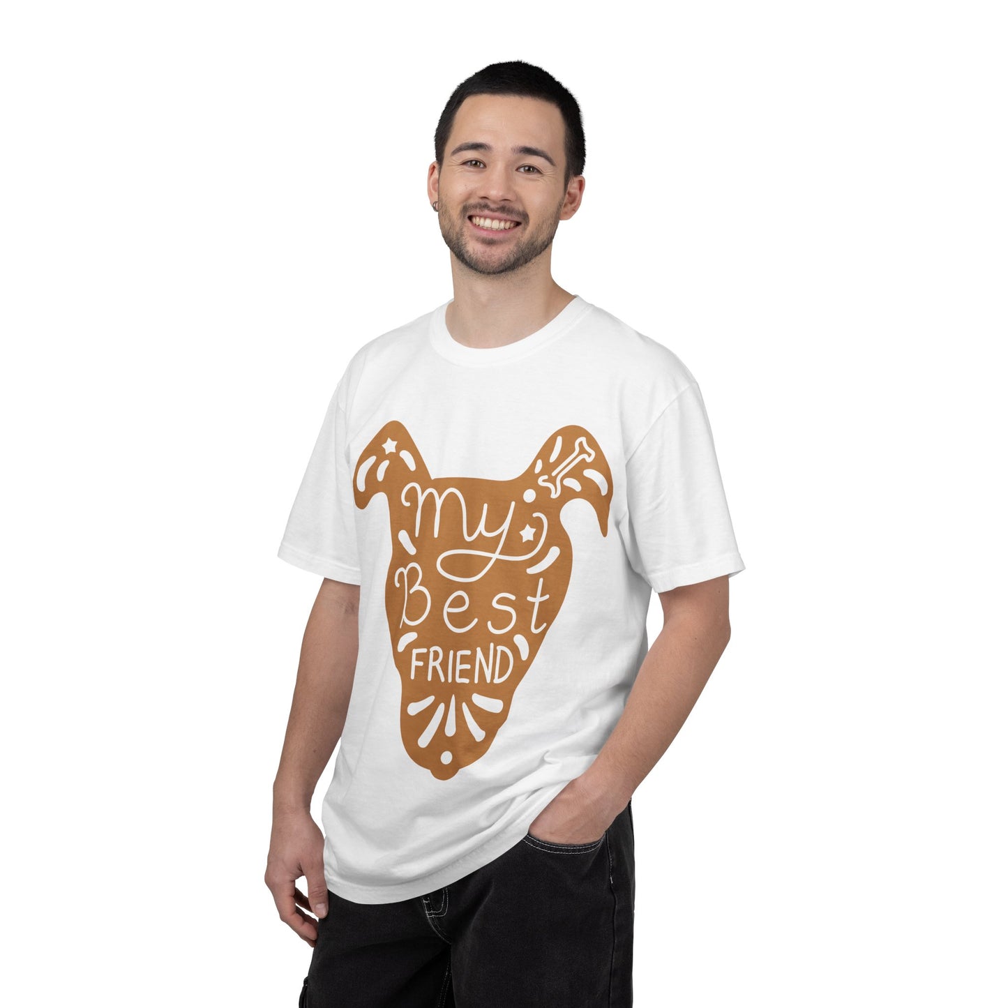 My Best Friend T-Shirt | Hand Drawn Dog Graphic Tee | Vintage Style Pet Lover Gift | Dog Mom Shirt