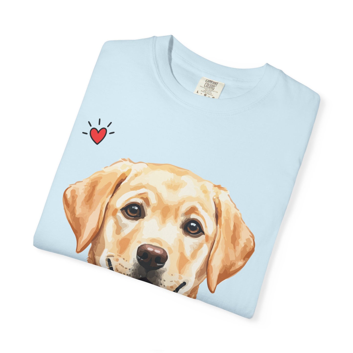 Life Is Better With A Dog T-Shirt | Golden Lab Graphic Tee | Dog Lover Gift | Vintage Wash Cotton Shirt