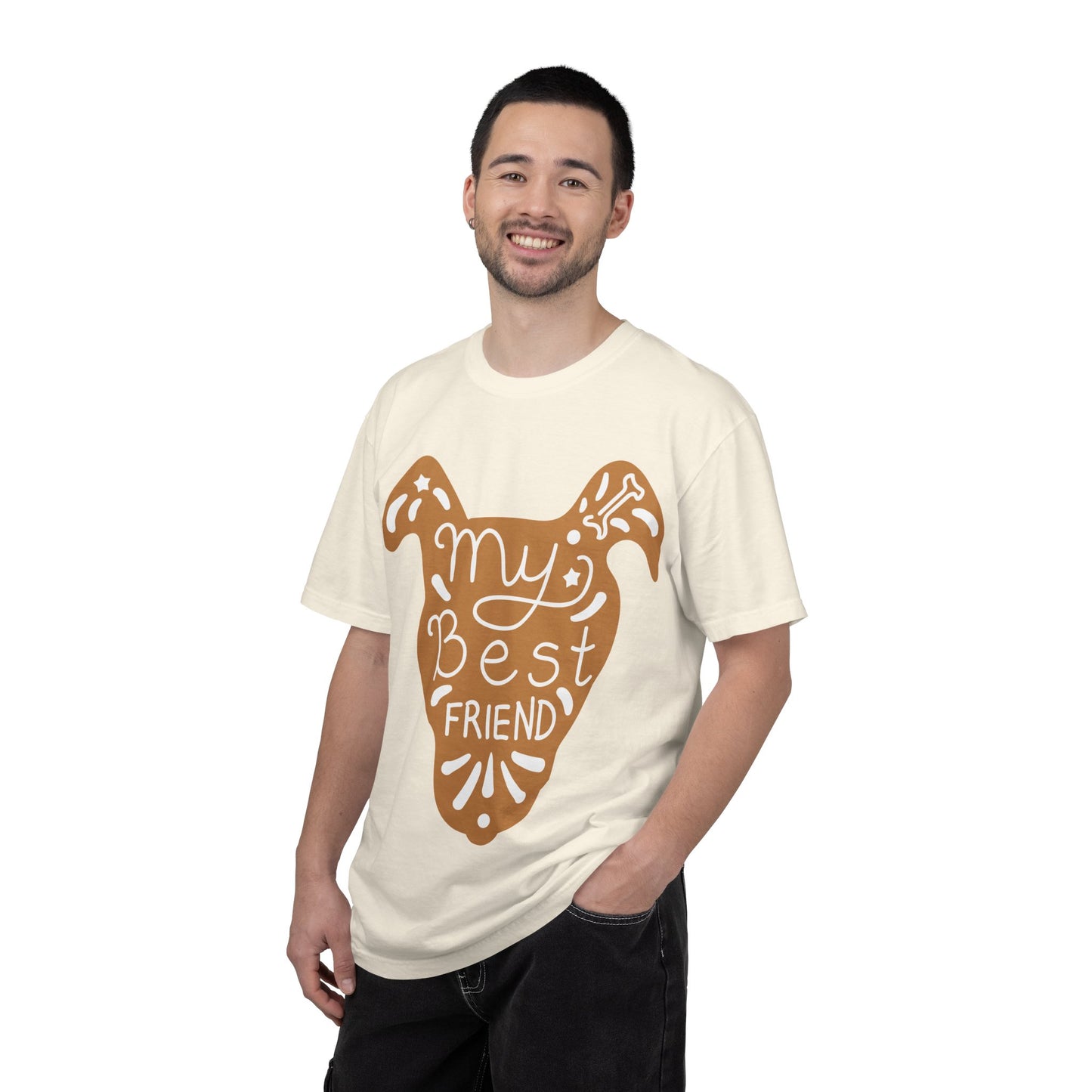 My Best Friend T-Shirt | Hand Drawn Dog Graphic Tee | Vintage Style Pet Lover Gift | Dog Mom Shirt