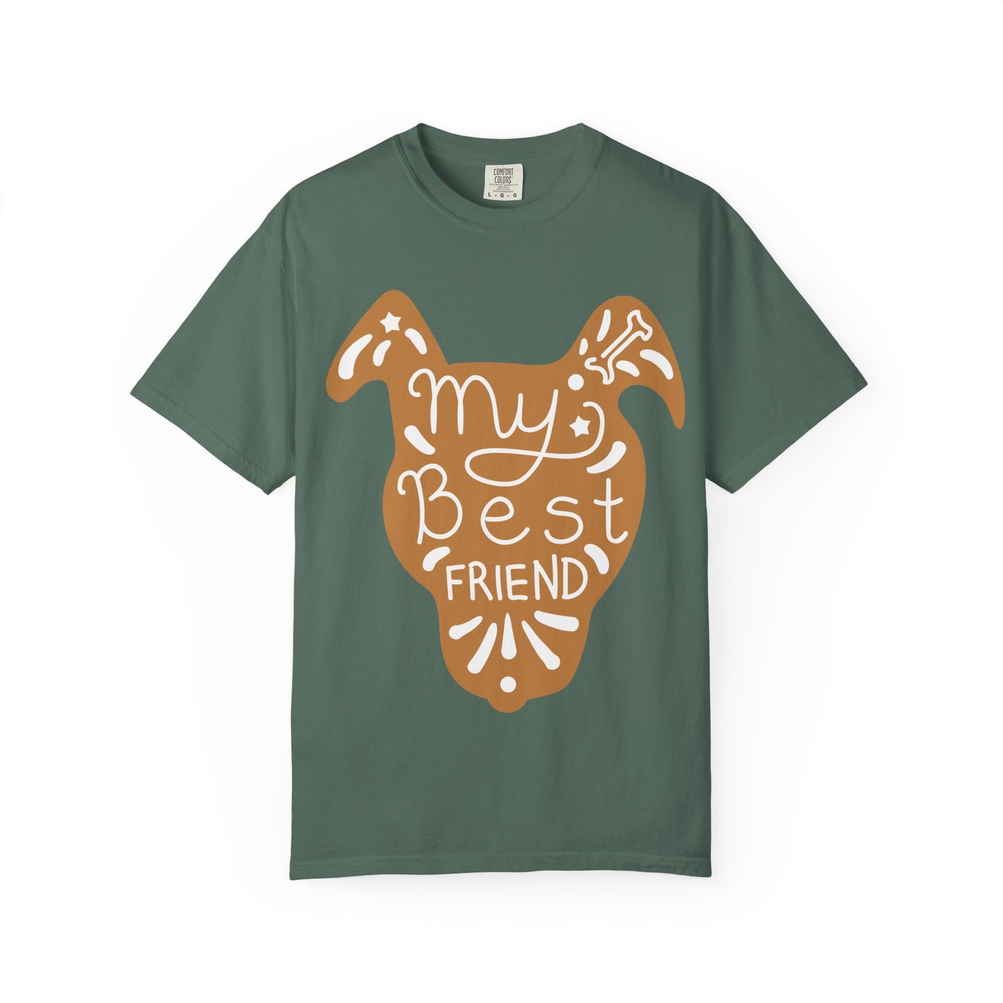 My Best Friend T-Shirt | Hand Drawn Dog Graphic Tee | Vintage Style Pet Lover Gift | Dog Mom Shirt