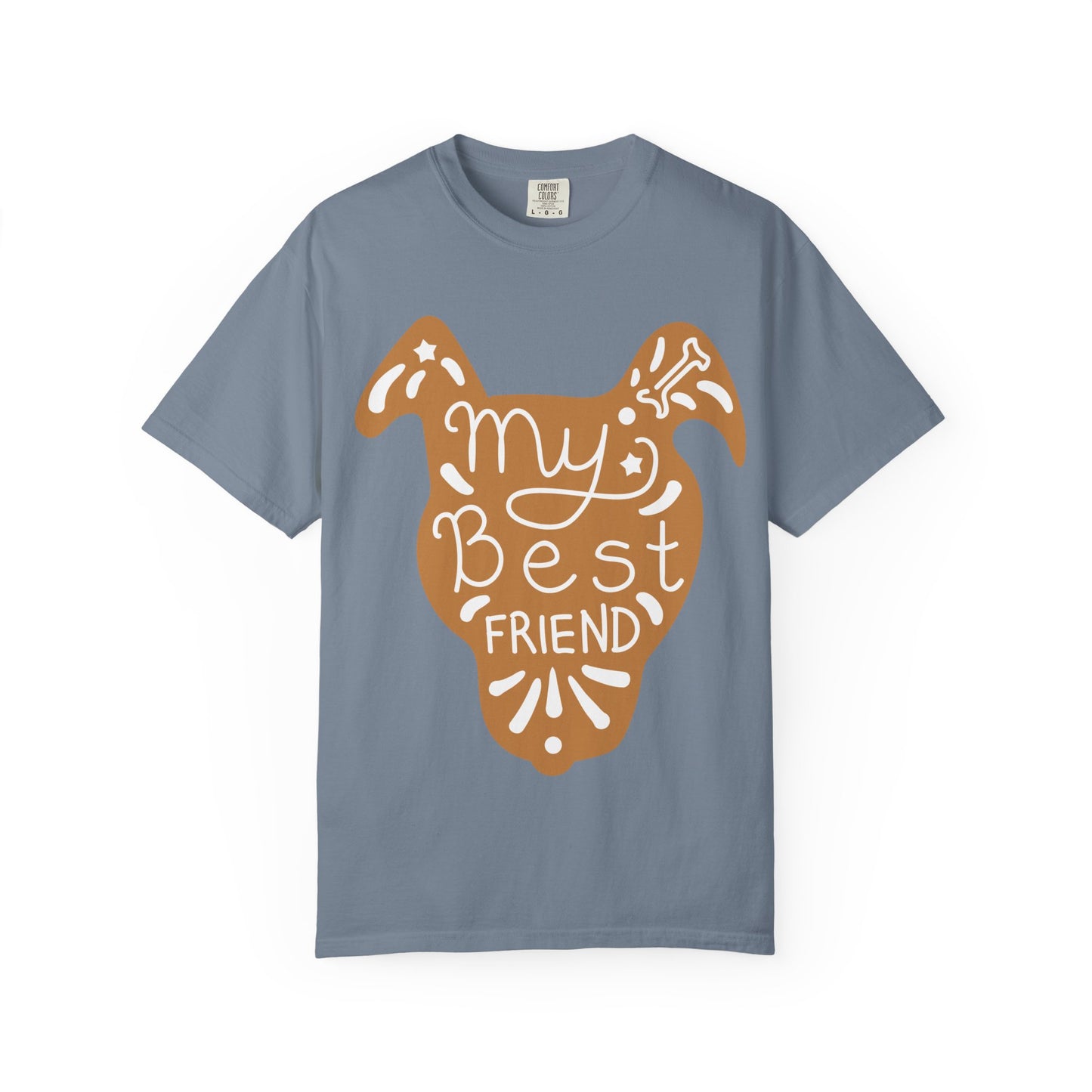 My Best Friend T-Shirt | Hand Drawn Dog Graphic Tee | Vintage Style Pet Lover Gift | Dog Mom Shirt