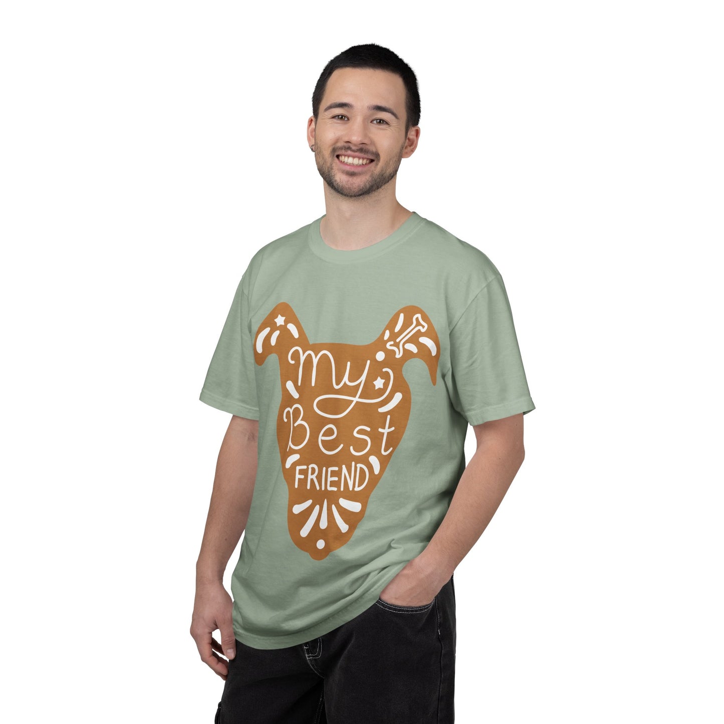 My Best Friend T-Shirt | Hand Drawn Dog Graphic Tee | Vintage Style Pet Lover Gift | Dog Mom Shirt